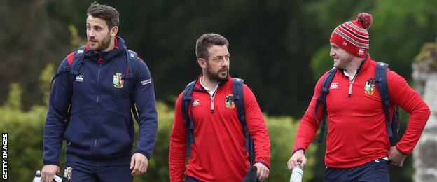 Tommy Seymour, Greig Laidlaw and Stuart Hogg