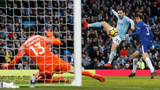 Bernardo Silva scores