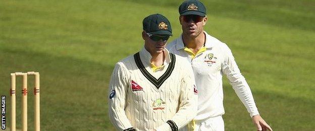 Steve Smith and David Warner