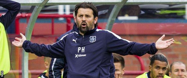 Dundee boss Paul Hartley