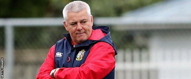 British and Irish Lions 2017 head coach Warren Gatland