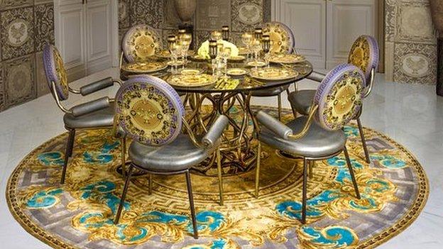 Versace dining room