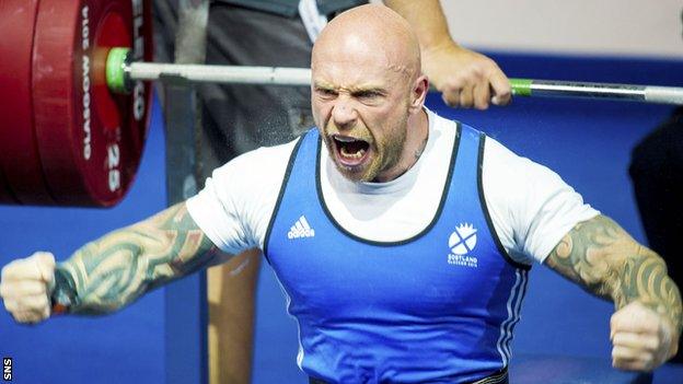 Paralympic powerlifter Micky Yule