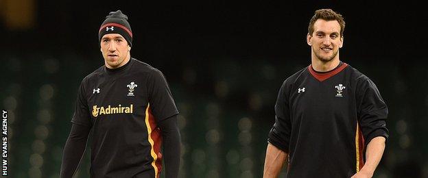 Justin Tipuric and Sam Warburton