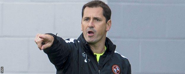 Dundee United manager Jackie McNamara