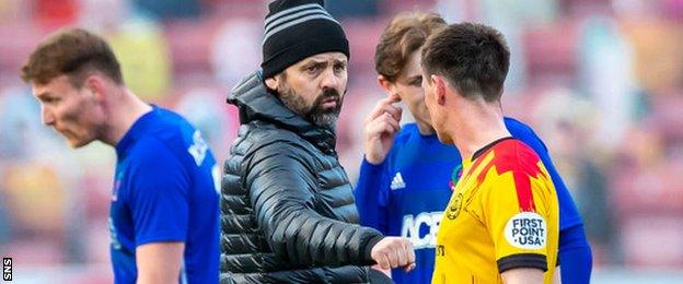 Cove Rangers manager Paul Hartley