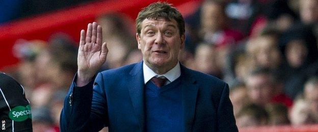 St Johnstone manager Tommy Wright