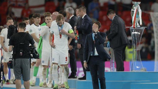 England reached the final of Euro 2020 but lost in the final to Italy