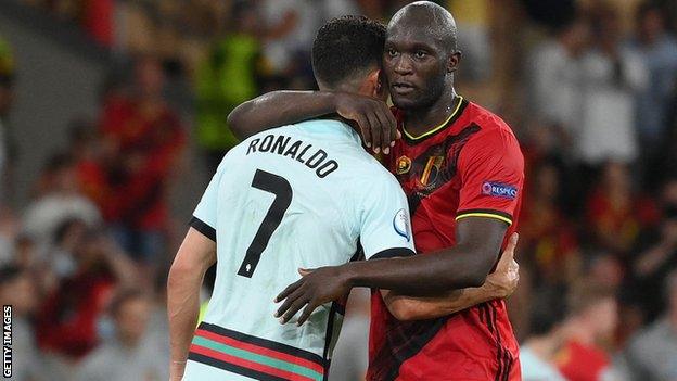 Cristiano Ronaldo and Romelu Lukaku