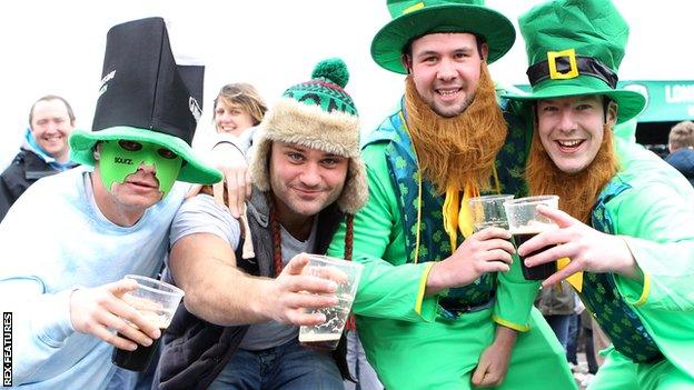 London Irish supporters