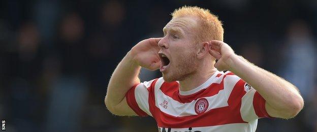 Hamilton Accies right-back Ziggy Gordon