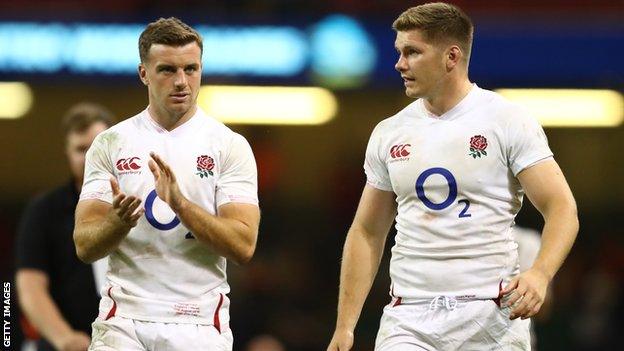 George Ford and Owen Farrell