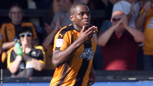 Uche Ikpeazu is leaving Cambridge United to join Hearts