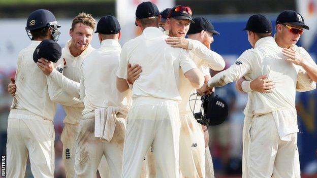 England celebrate win