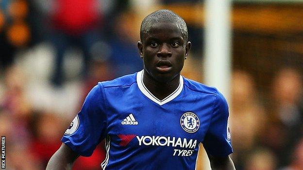 Chelsea midfielder N'Golo Kante