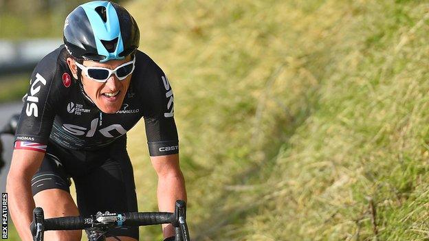 Geraint Thomas of Team Sky