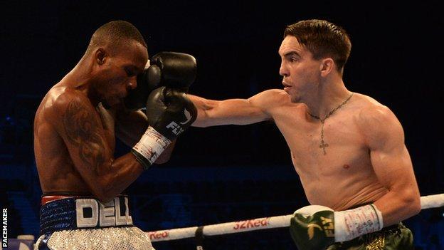 Michael Conlan was the more aggressive fighter in his homecoming bout against Adeilson Dos Santos