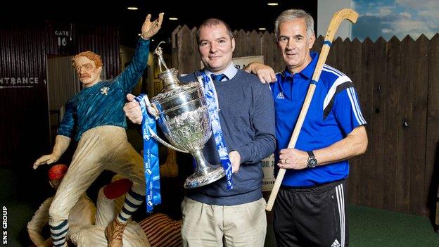 The draw was made at the Scottish Football Museum at Hampden Park