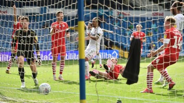 Leeds take the lead against Barnsley