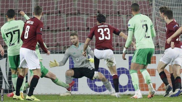 Celtic are reeling from successive 4-1 Europa League defeats to Sparta PragueSparta Prague v Celtic