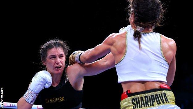 Katie Taylor punches her opponent