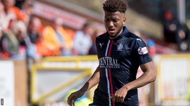 Falkirk forward Myles Hippolyte