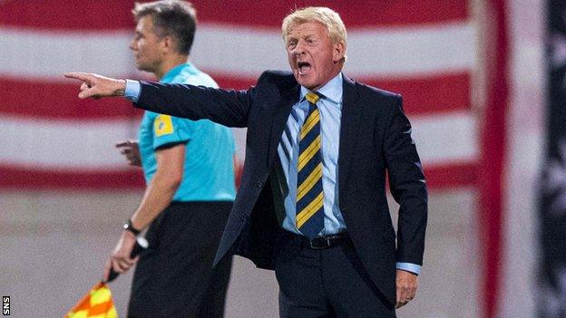 Scotland manager Gordon Strachan