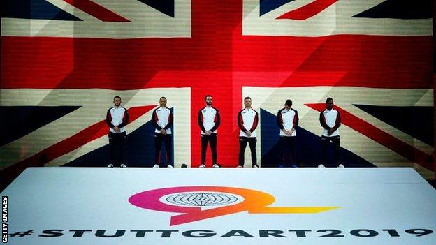 GB men's gymnastics team