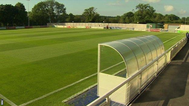 Bangor City's Nantporth Stadium