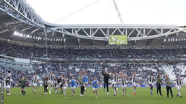 Juventus celebrate