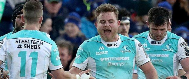 Finlay Bealham scored the second try for Connacht who had to settle for a losing bonus point