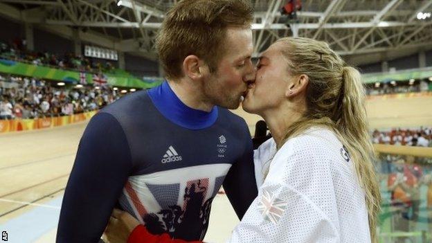 Jason Kenny and Laura Trott