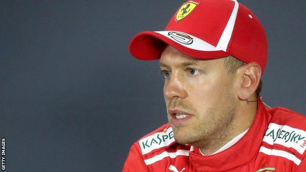 Ferrari driver Sebastian Vettel