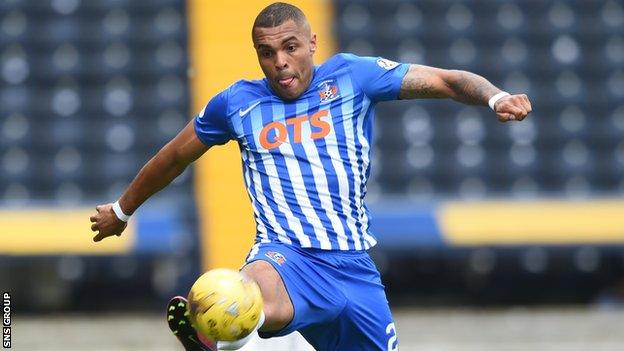 Kilmarnock striker Josh Magennis