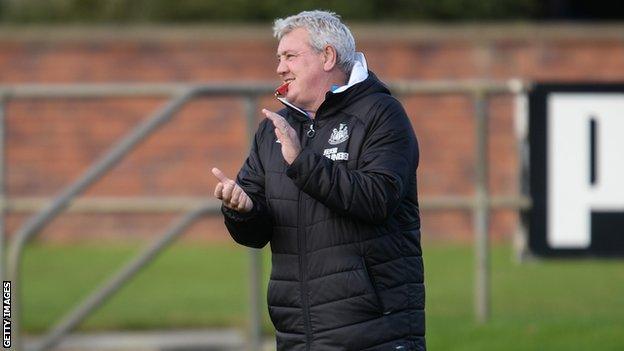 Newcastle manager Steve Bruce