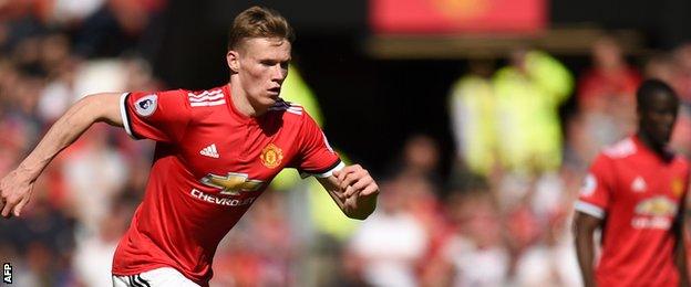 Scott McTominay in action for Manchester United