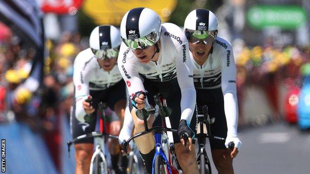 Team Sky's Geraint Thomas won stages 11 and 12 of the 2018 Tour de France