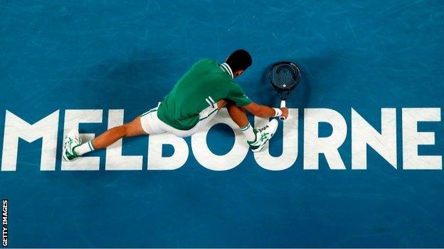 Novak Djokovic called his third-round victory over Taylor Fritz "one of the most special wins in my life" after he sustained a stomach injury when he slipped over