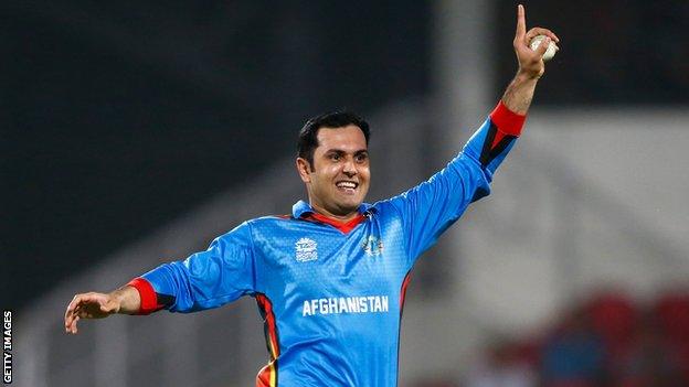 Mohammed Nabi took eight wickets for Afghanistan in the match