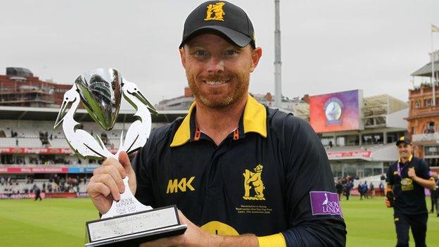 Ian Bell has now captained Warwickshire in both their last two Lord's one-day final victories, having also been skipper in 2010