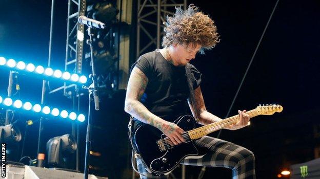 Asking Alexandria guitarist Ben Bruce