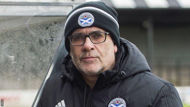 Ayr United manager Ian McCall