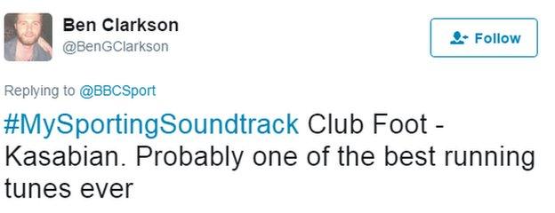 Twitter suggestions from BBC Sport users