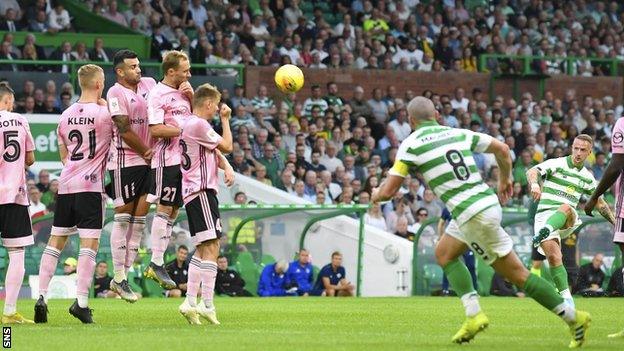 Leigh Griffiths scores for Celtic