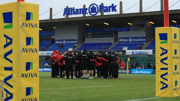 The West Stand at Allianz Park