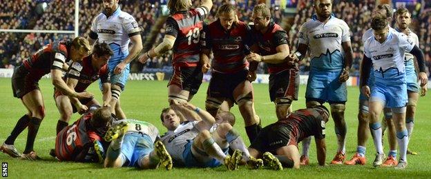 John Hardie scores for Edinburgh