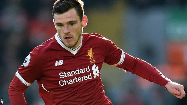 Liverpool's Andrew Robertson