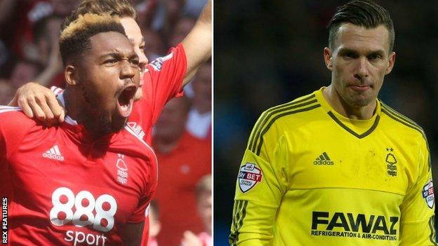 Britt Assombalonga (left) and Dorus de Vries