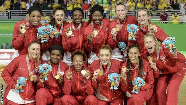 England win netball gold at the 2018 Commonwealth Games