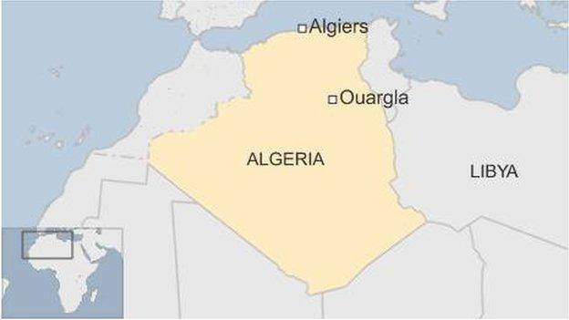 Map of Algeria